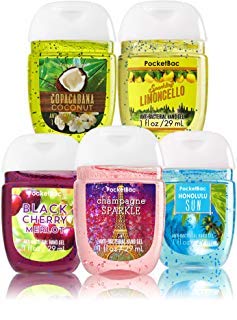 Bath & Body Works PocketBac frontal mostrando envase compacto y comodidad portátil