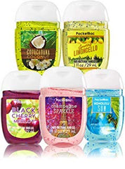 Bath & Body Works PocketBac frontal mostrando envase compacto y comodidad portátil