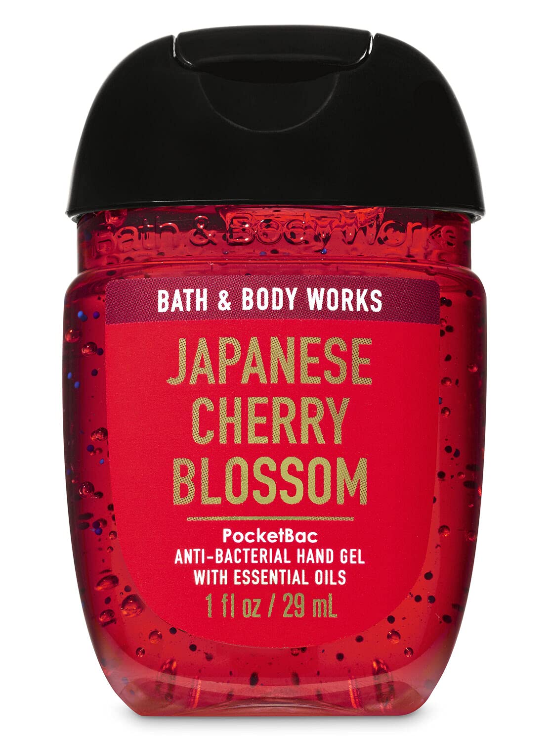 Bath & Body Works PocketBac gel de manos aroma cerezo japonés, botella portátil para higiene rápida.
