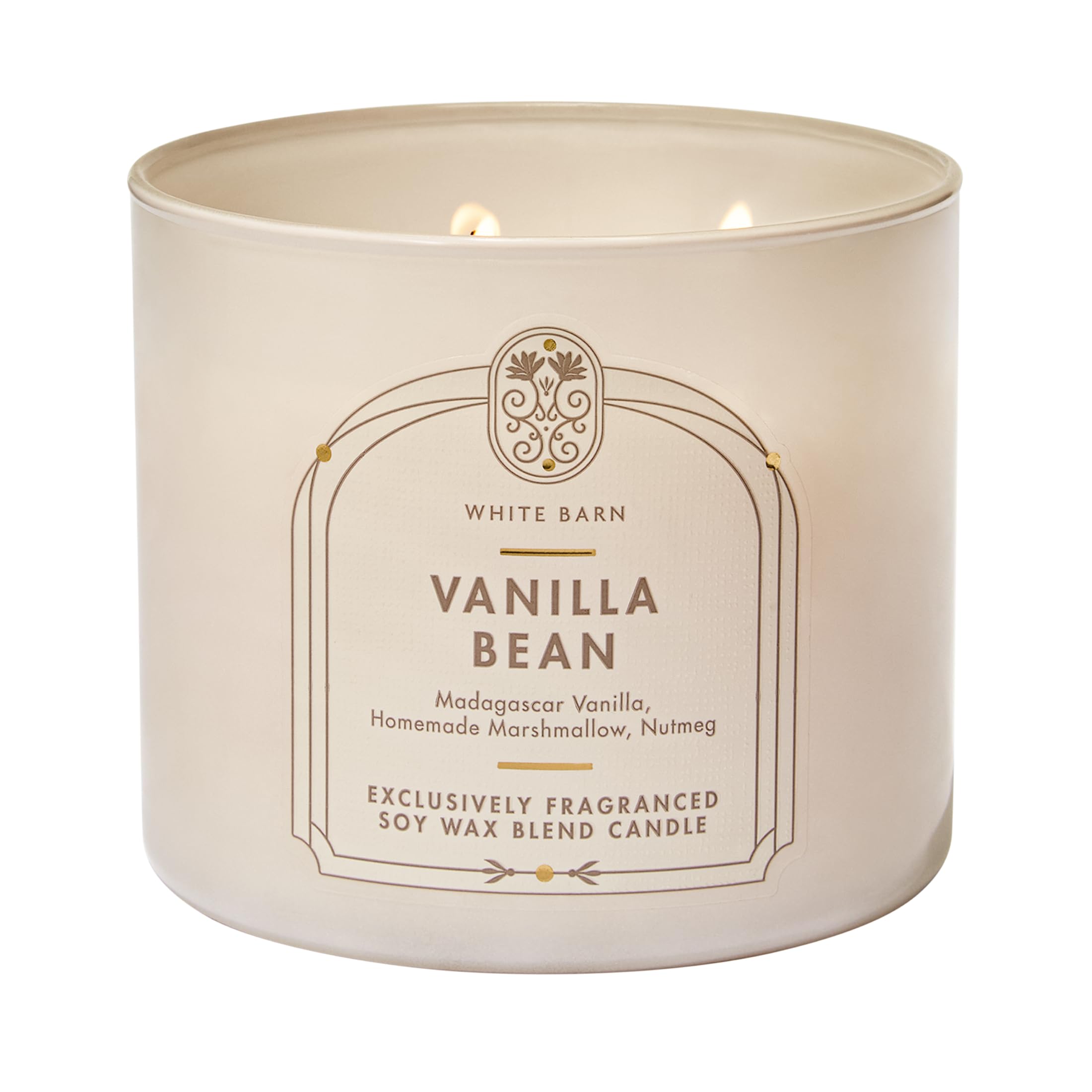 Bath & Body Works vela frontal mostrando diseño y fragancia acogedora