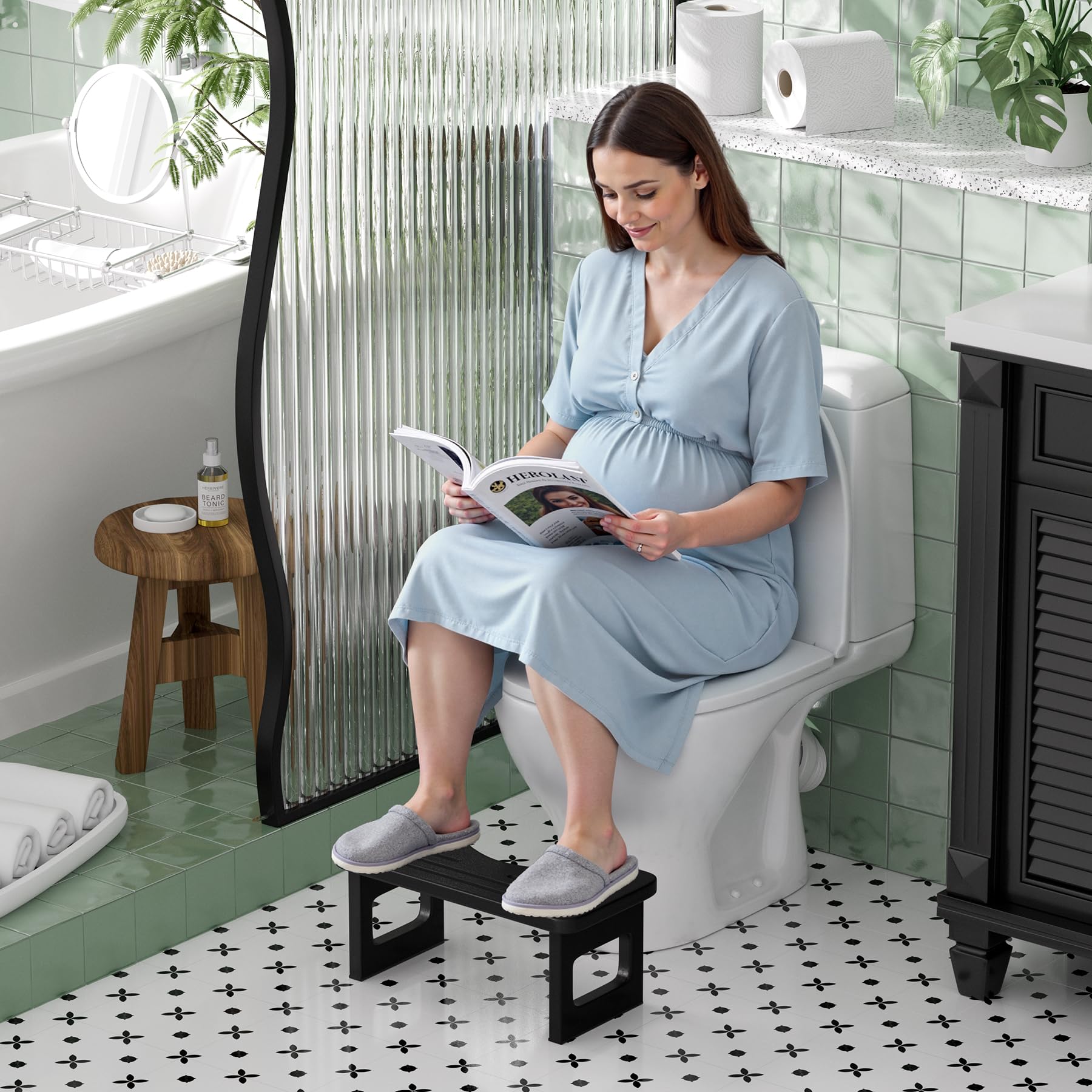 Bathway en baño decorado mostrando integración estética y funcional