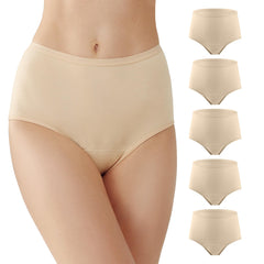 Battewa vista frontal de la braga beige mostrando diseño discreto y confort