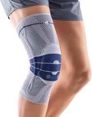 Bauerfeind GenuTrain vista frontal mostrando ajuste y comodidad