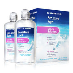 Bausch + Lomb botella frontal mostrando envase y volumen, facilita identificación rápida