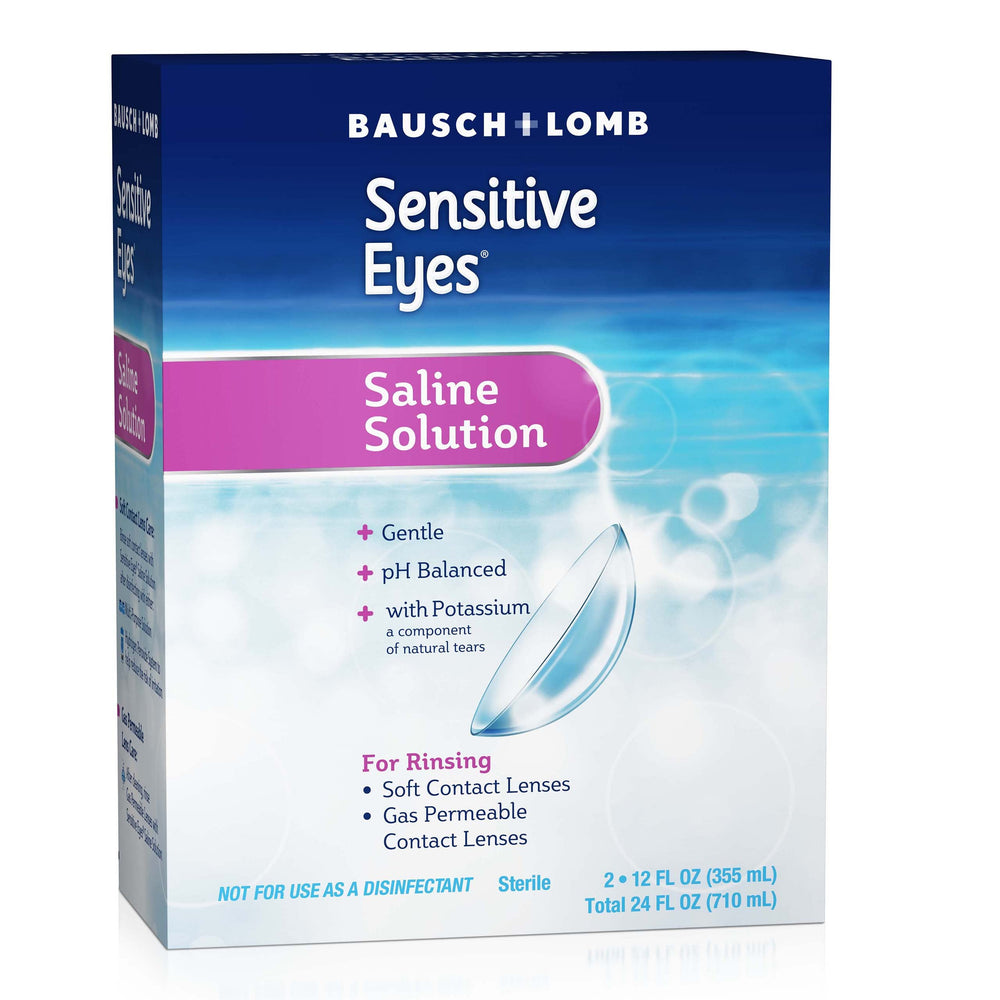 Estuche de lentes enjuagado con Bausch + Lomb, mantiene higiene y frescura