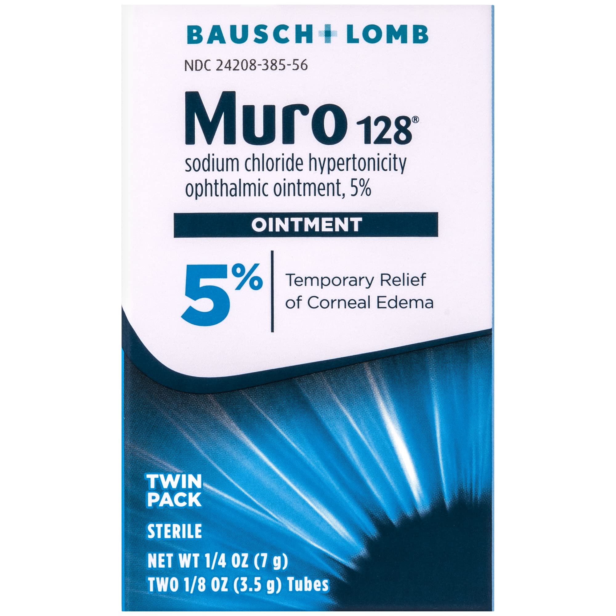 Bausch + Lomb ambos tubos visibles para cantidad total y conveniencia