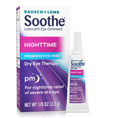 Bausch + Lomb Soothe textura cremosa del ungüento que retiene humedad