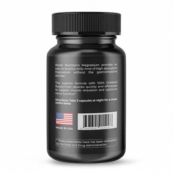 Bayter Nutrition suplemento en uso sobre mesa que sugiere relajación nocturna