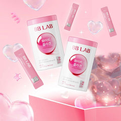 BB LAB mezclando en vaso con agua para consumo rápido y cómodo