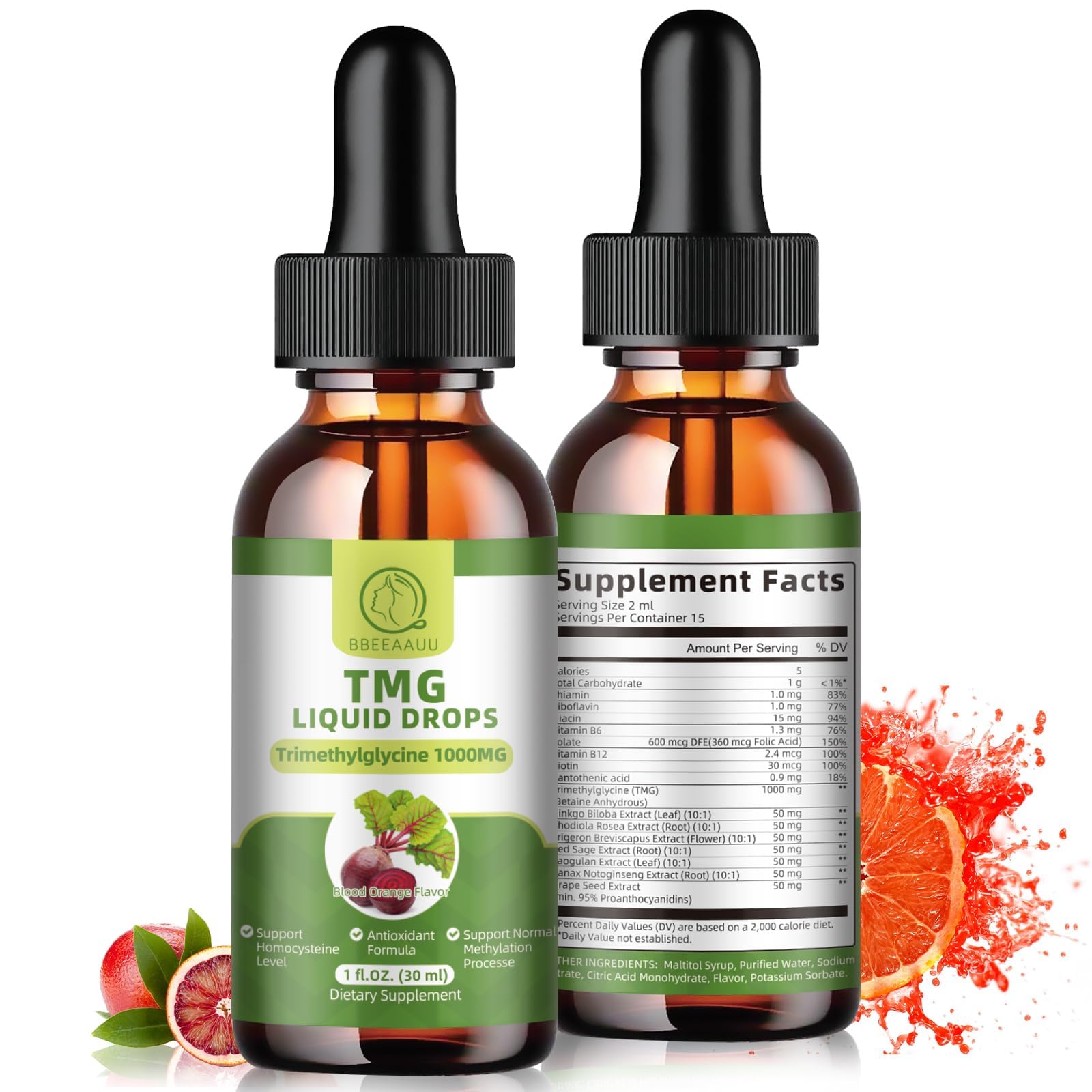 BBEEAAUU ingredientes botánicos ordenados mostrando origen vegetal