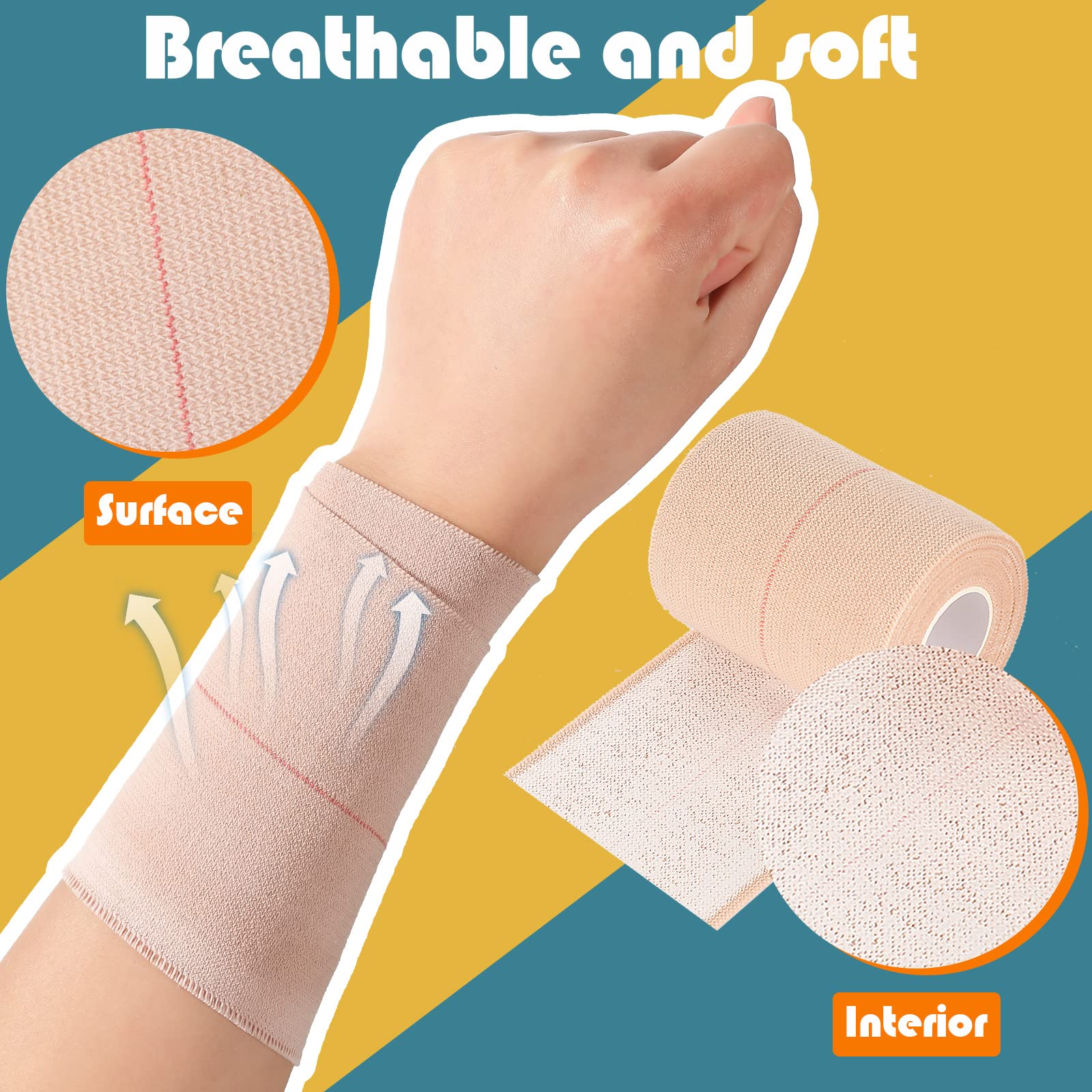 BBTO vendaje aplicado en rodilla para soporte durante actividad física