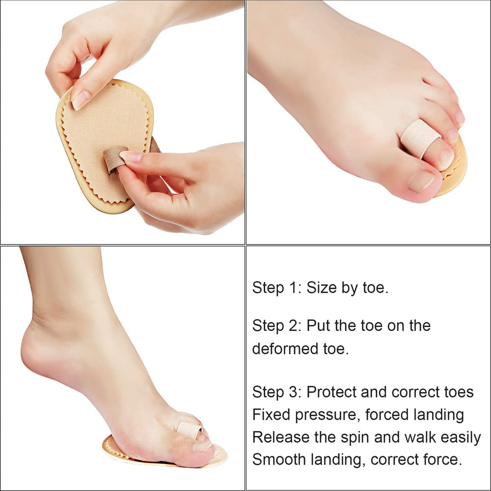 BBTO primer plano de doble espuma metatarsal que amortigua la presión