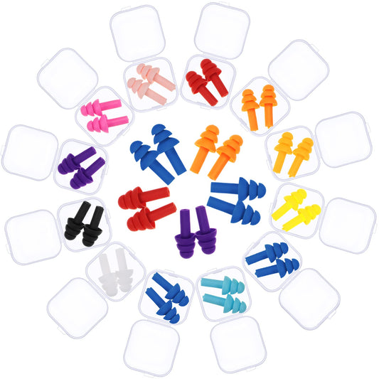 BBTO empaque frontal con 24 pares de tapones, muestra cantidad y colores