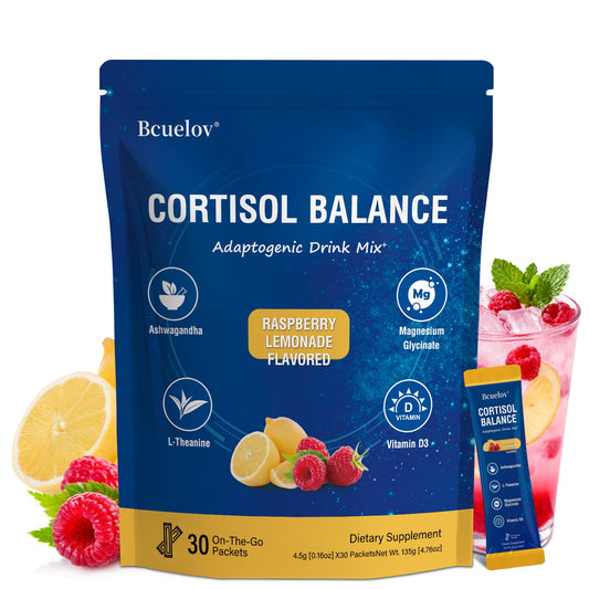Bcuelov empaque frontal mostrando sobres y beneficio conveniencia