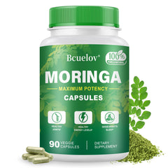 Bcuelov moringa envase frontal mostrando diseño y beneficio energético