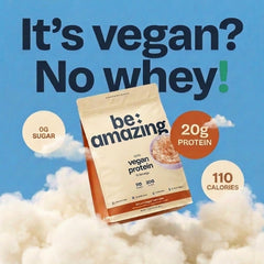 BE AMAZING scoop con polvo proteico listo para mezclar y nutrir