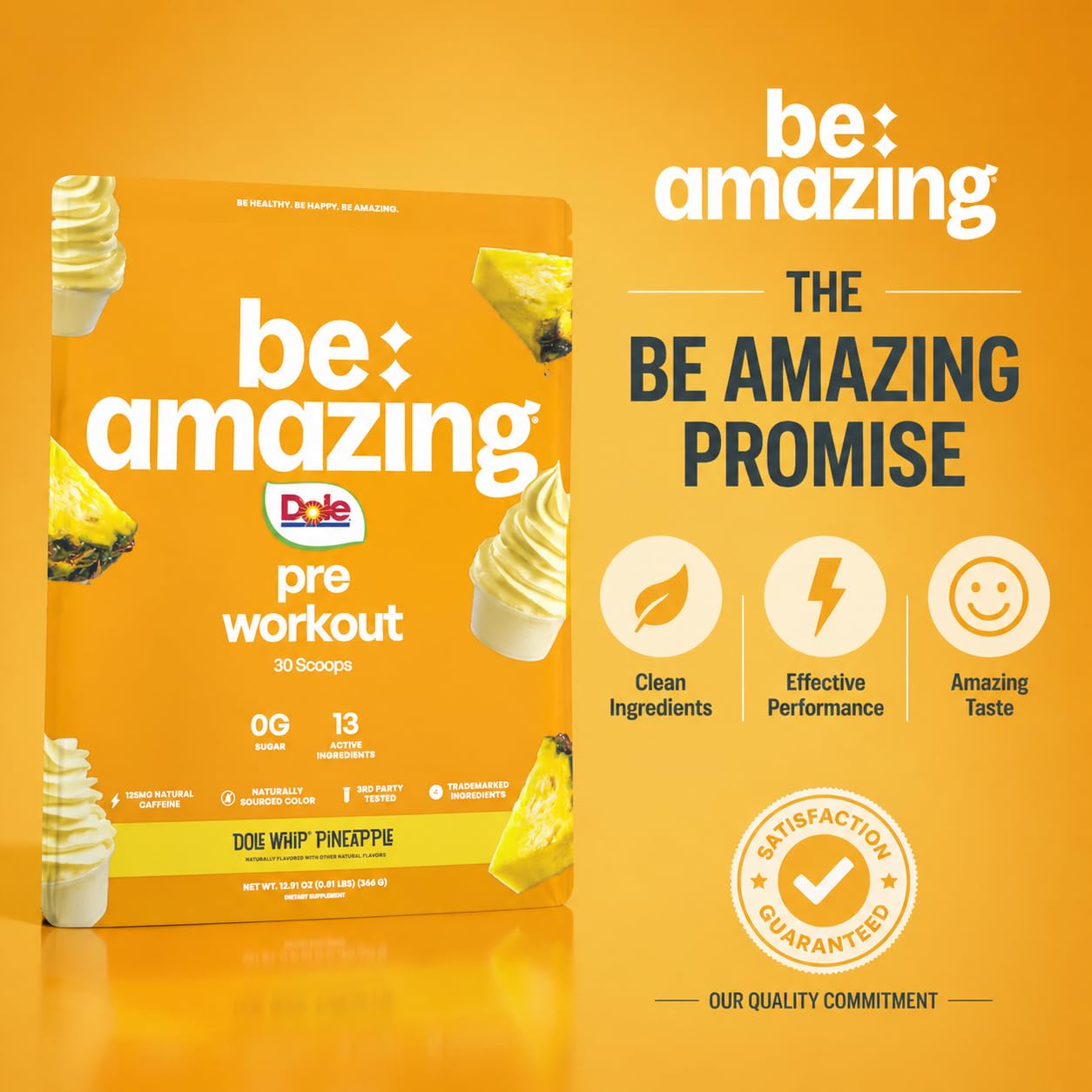 BE AMAZING polvo textura en primer plano mezcla suave y sin grumos