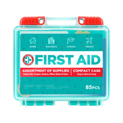 Be Smart Get Prepared vista frontal del estuche resistente y portátil, protección fácil