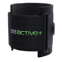 BeActive Plus vista frontal del soporte mostrando diseño y cierre, alivio discreto