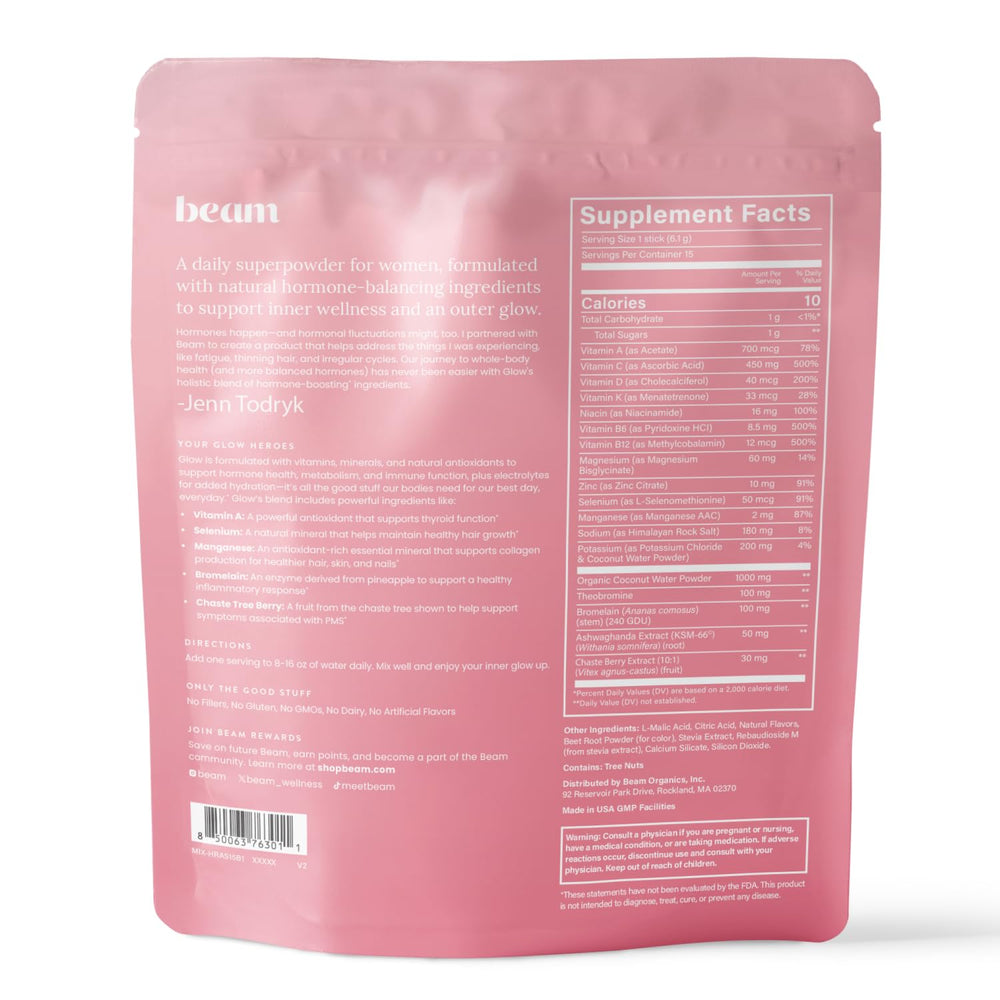 BEAM vaso con sabor fresa-kiwi y fruta fresca para resaltar aroma y sabor