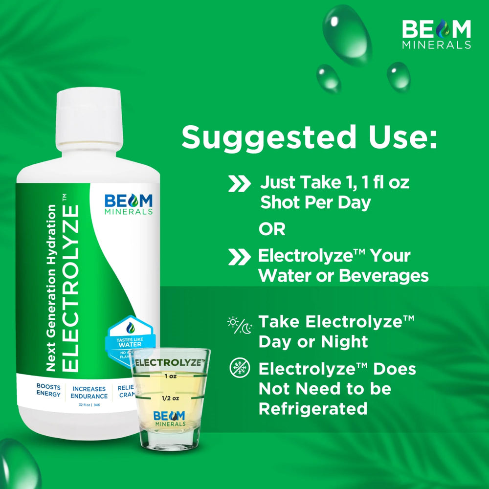 Etiqueta BEAM Minerals en primer plano destacando ingredientes naturales y fúlvicos