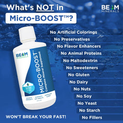 BEAM Minerals cuchara dosificadora mostrando cantidad recomendada por toma