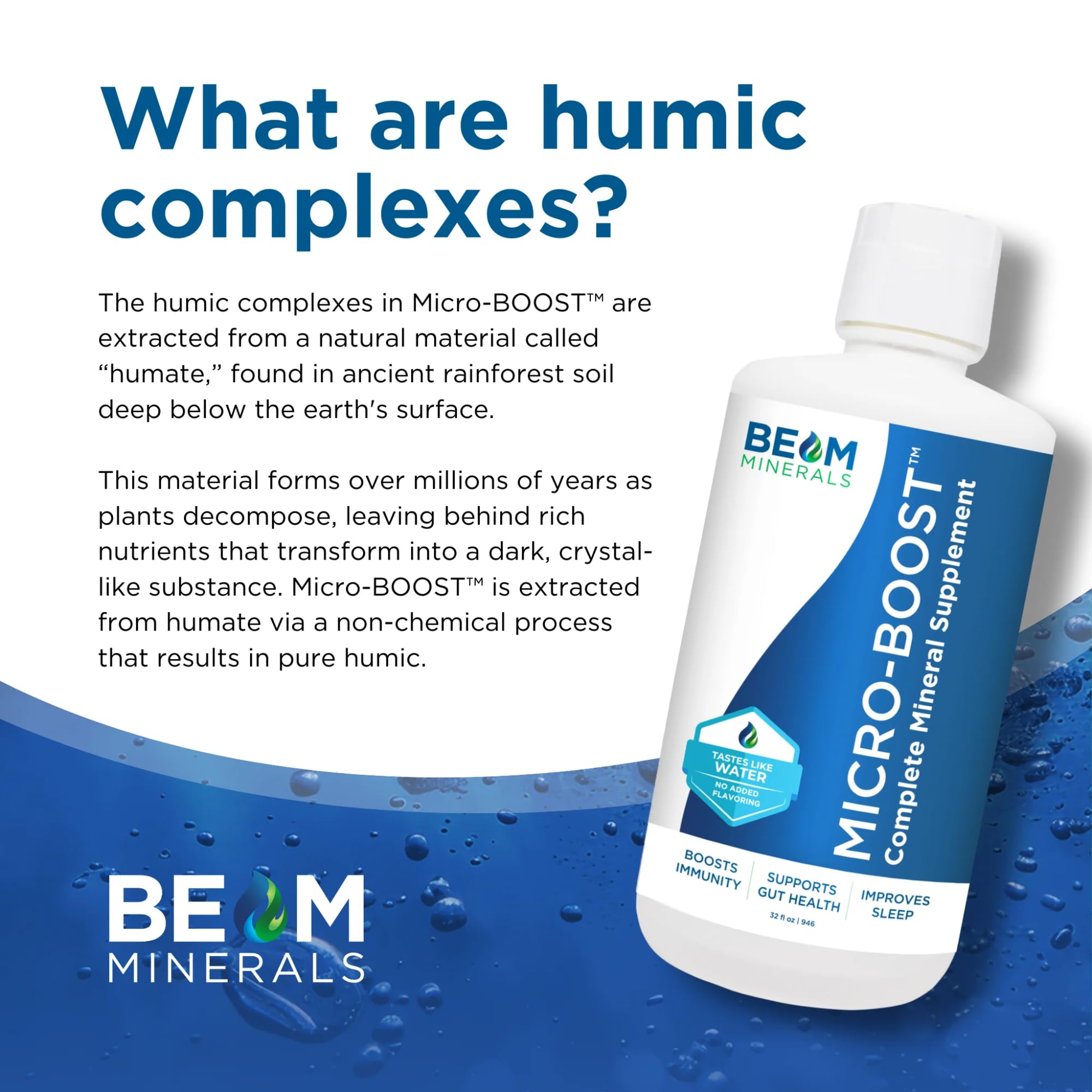 BEAM Minerals frasco abierto con dosificador, beneficio de fácil servicio