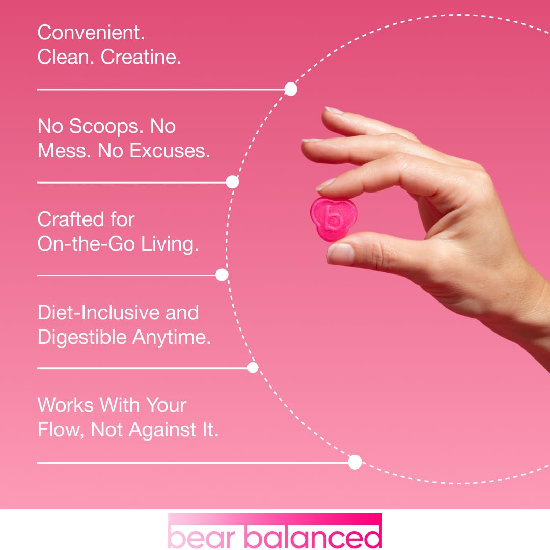 Bear Balanced gomitas en rutina matutina para energía y enfoque