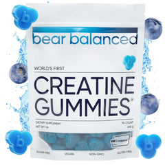 Bear Balanced frente del paquete mostrando diseño y beneficio práctico