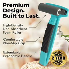 bearback persona aplicando autobronceador sola para cobertura uniforme