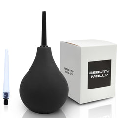 Beauty Molly pera de enema frontal mostrando diseño discreto y fácil agarre