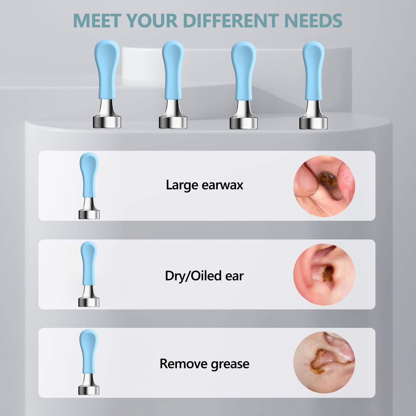 BEBIRD detalle unión metal-silicona resistente para mayor durabilidad