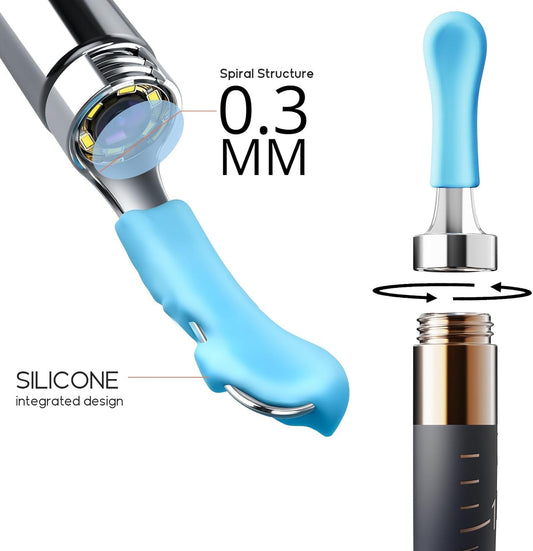 Bebird primer plano textura silicona suave para mayor comodidad auditiva