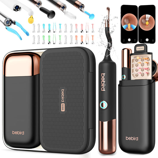 BEBIRD Earsight Ultra 2K frontal mostrando diseño y cámara, limpieza precisa