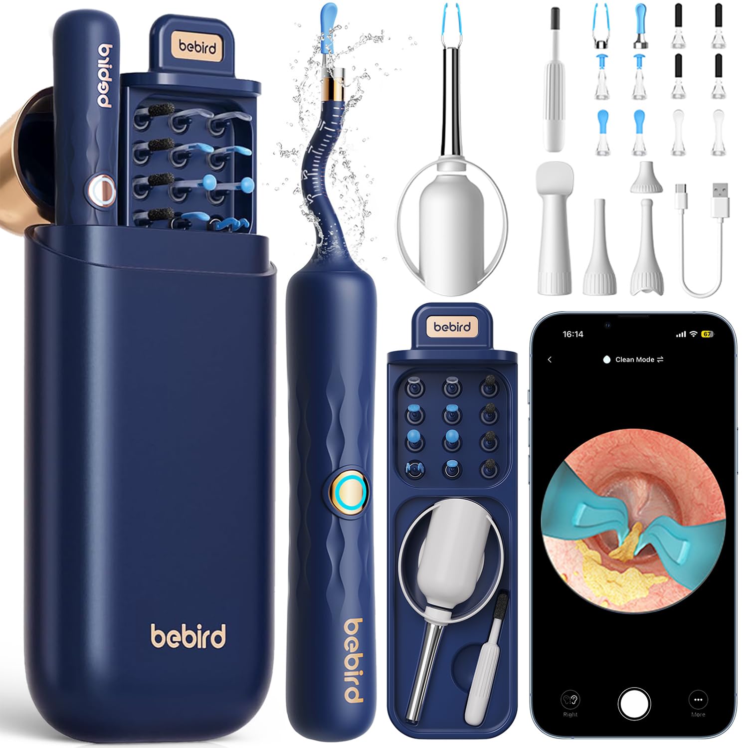 bebird frontal del empaque mostrando el kit y beneficios