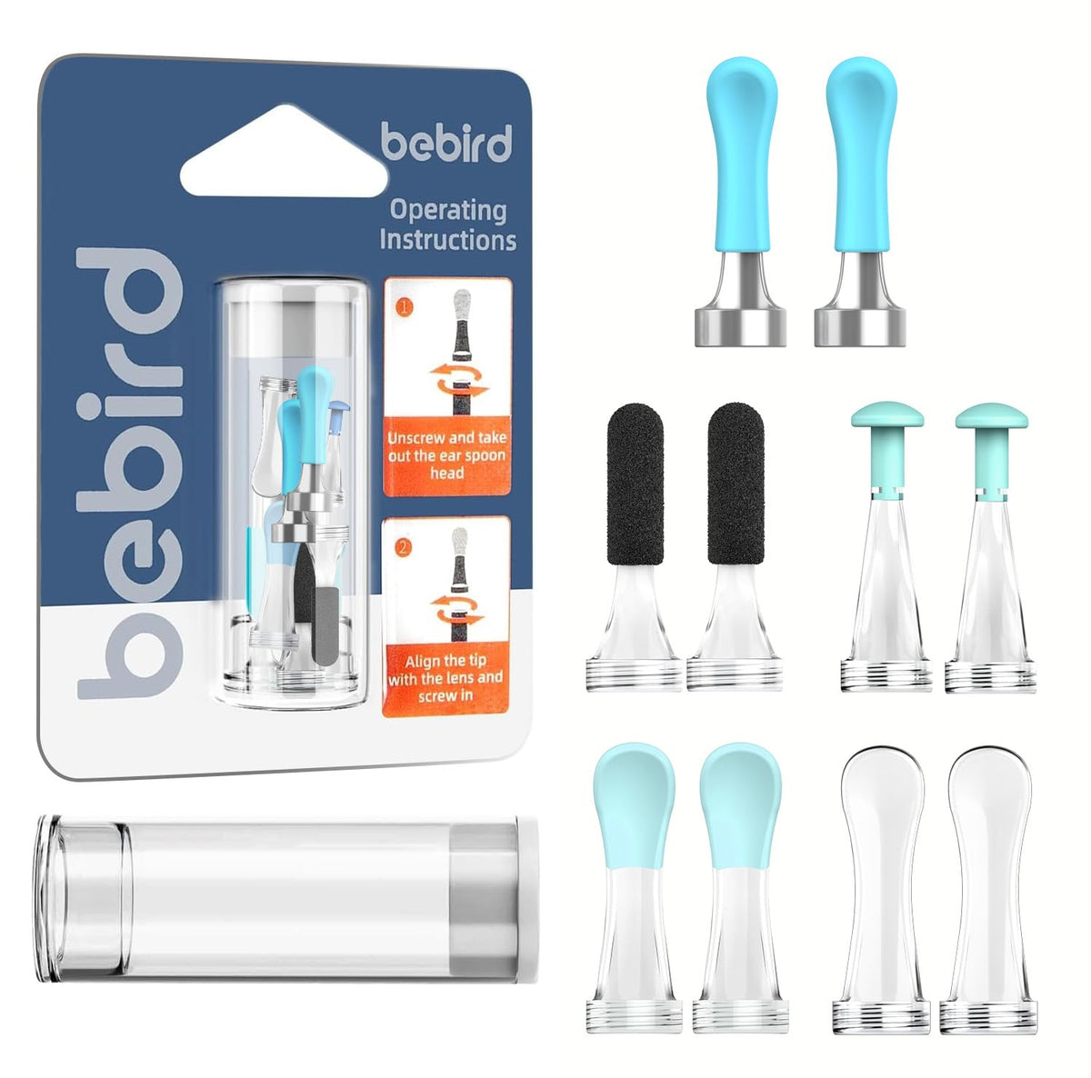 BEBIRD paquete frontal de 10 puntas oficiales con compatibilidad clara