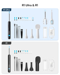 BEBIRD R1 Ultra tope con escala de profundidad, evita inserciones peligrosas