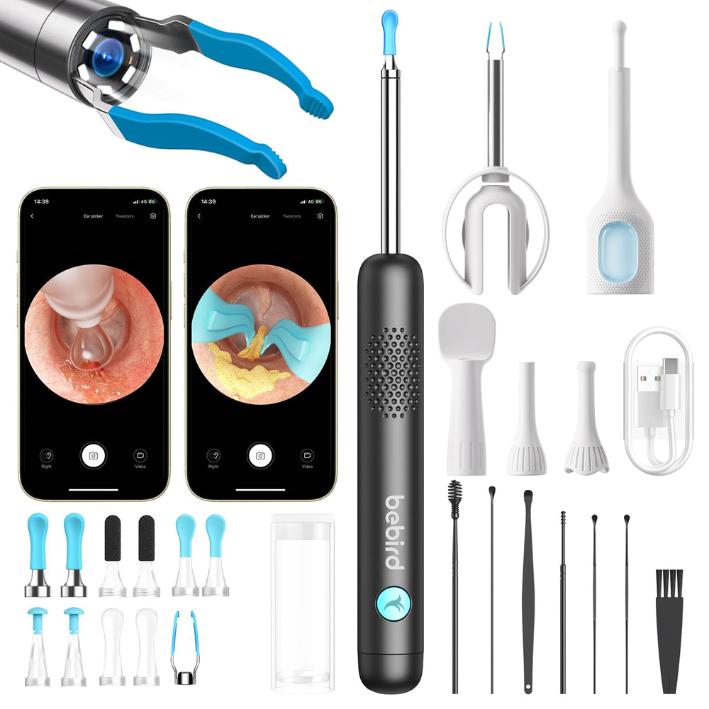 BEBIRD R1 Ultra vista frontal con acabado negro y diseño compacto, control preciso