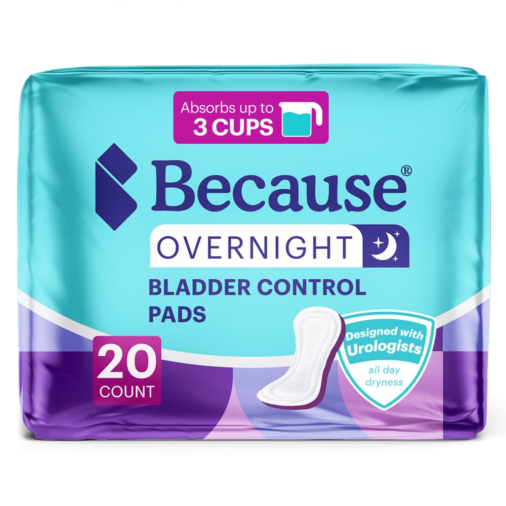 Because empaque frontal mostrando protector y marca, protección nocturna fiable