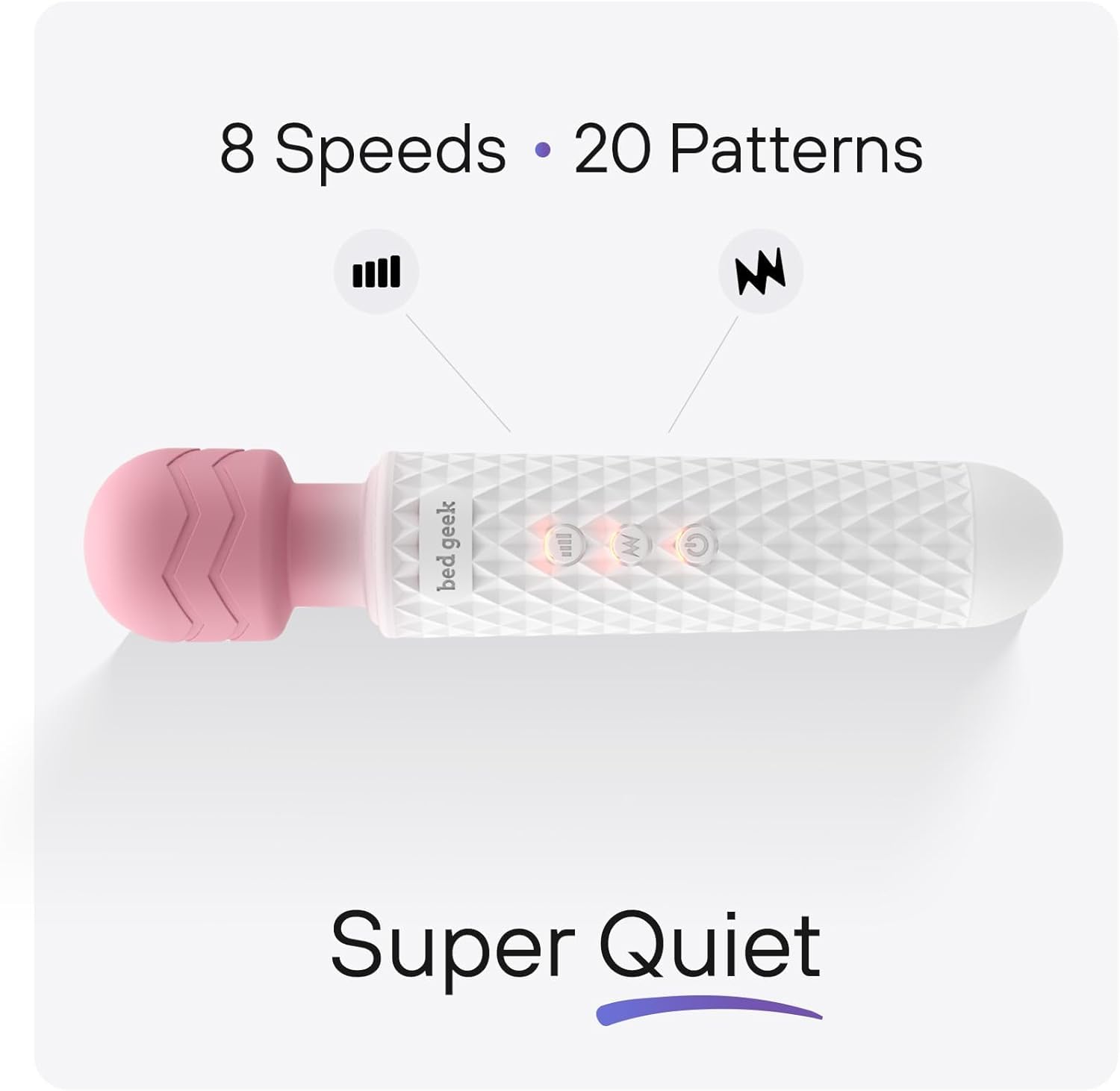 bed geek textura de silicona suave que protege la piel y ofrece agarre cómodo