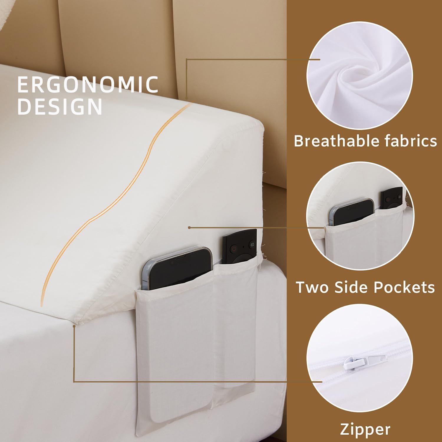 Bedluxe al lado de colchón para comparar tamaño king y ajuste perfecto