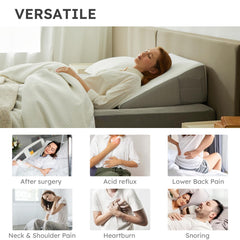 Bedluxe comparación de tamaño junto a cabecero para visualizar escala