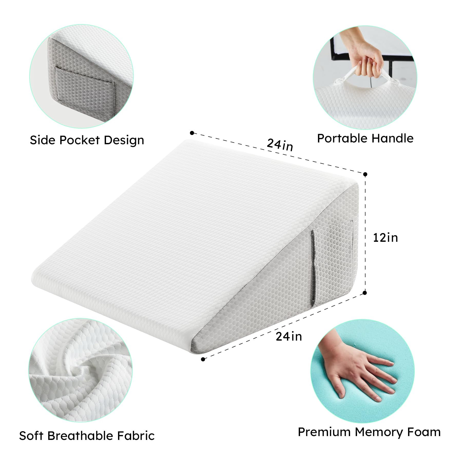 Bedluxe funda removible y transpirable fácil de lavar