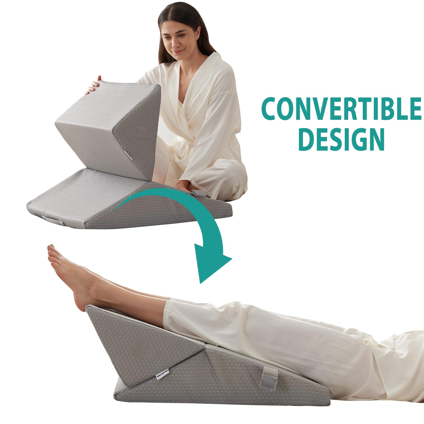 Bedluxe cremallera de funda lavable para higiene y fácil mantenimiento