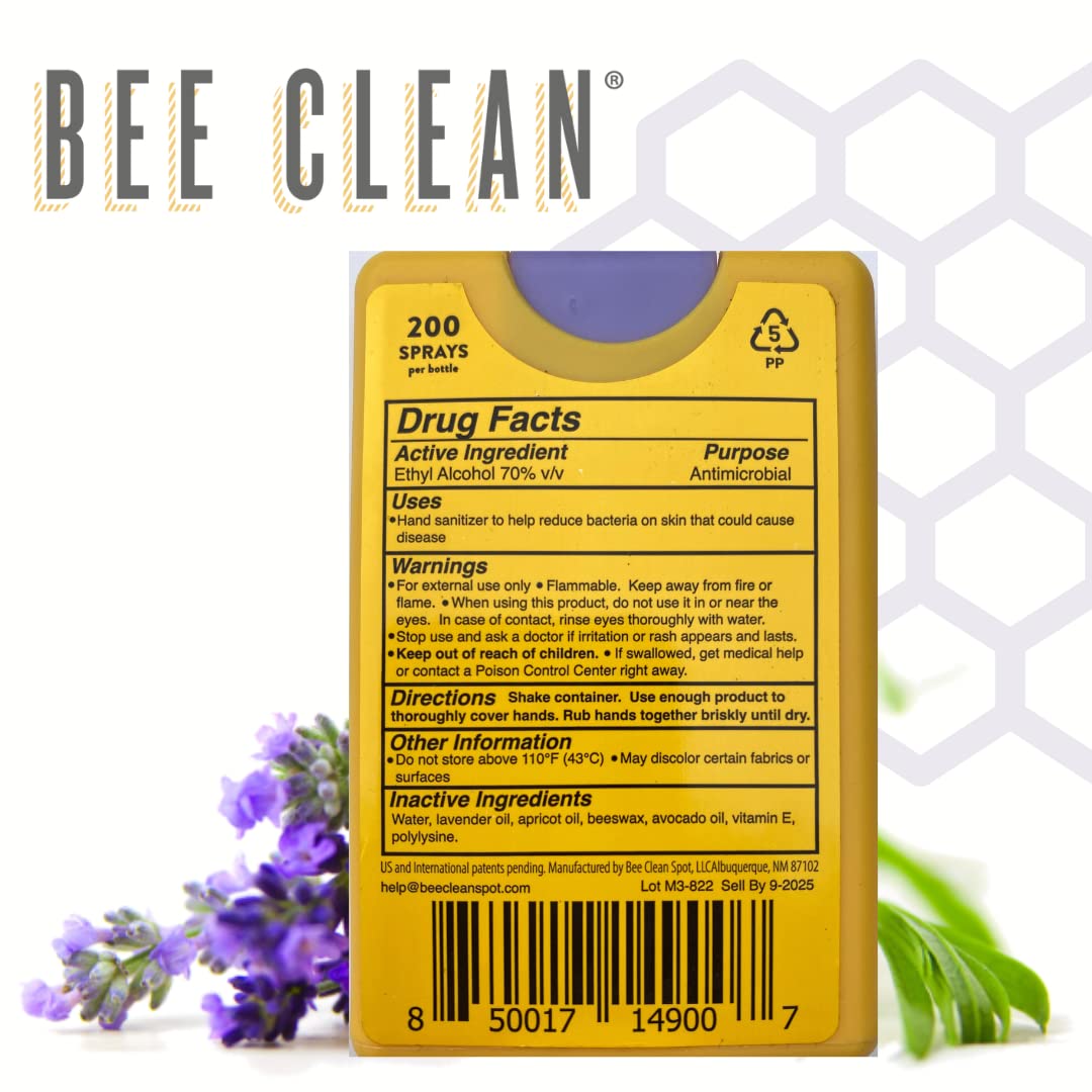 Bee Clean detalle de cítrico peppermint con aroma refrescante