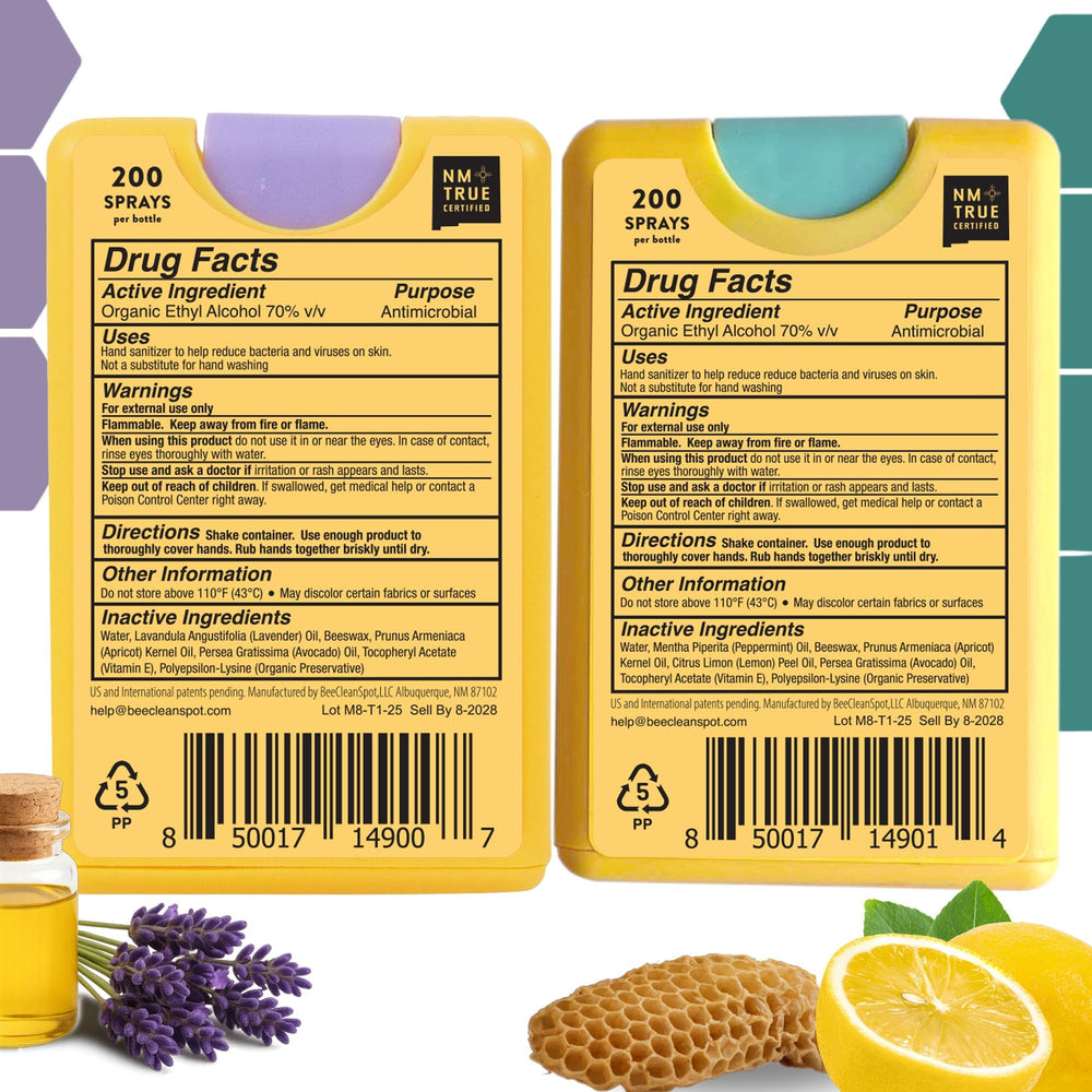 Bee Clean spray en mano demostrando limpieza rápida y cómoda