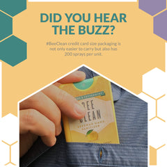 Bee Clean etiqueta de ingredientes destacando origen orgánico