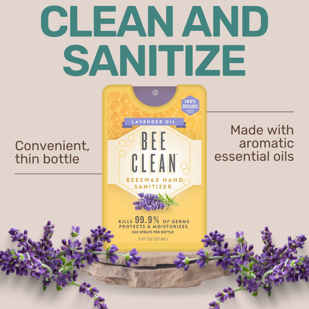 Bee Clean detalle de lavanda con aroma relajante y efecto calmante