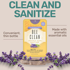 Bee Clean detalle de lavanda con aroma relajante y efecto calmante