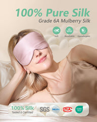 BeeVines detalle de textura de seda Mulberry suave para menor fricción facial